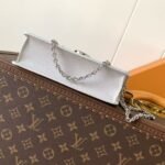 [Super Vip 1:1] Louis Vuitton Wallet On Chain Rosy Brume Gray 19Cm M13570 - Image 4