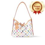 [Super Vip 1:1] Louis Vuitton X Murakami Carryall PM Bag White 29Cm M13661