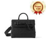 [Super Vip 1:1] Louis Vuitton Steamer PM Taurillon Monogram Black 25Cm M24436