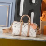 Louis Vuitton Keepall Bandoulière 25 Monogram Beige 25Cm - Image 2