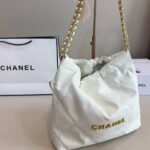 Chanel 22 Small Handbag White 36Cm AS3260 B09859 10601 - Image 3