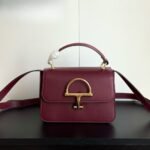 Gucci Siena Small Top Handle Bag Burgundy 19Cm - Image 2