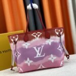 Louis Vuitton Neverfull MM Monogram Escale Pink Red Purple 31Cm - Image 3