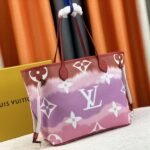 Louis Vuitton Neverfull MM Monogram Escale Pink Red Purple 31Cm - Image 4