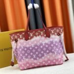 Louis Vuitton Neverfull MM Monogram Escale Pink Red Purple 31Cm - Image 5