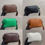 Bottega Veneta Small Intrecciato Camera Bag Black 24Cm 755923V2HL18803 - Image 9