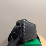 Bottega Veneta Small Intrecciato Camera Bag Black 24Cm 755923V2HL18803 - Image 4