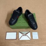 Gucci Men Screener Sneaker Black Leather 798785 AADU0 1074 - Image 7