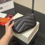 Saint Laurent Loulou Mini In Matelassé Black 20Cm - Image 5