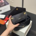 Saint Laurent Loulou Mini In Matelassé Black 20Cm - Image 8
