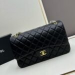 Chanel Classic 11.12 Gold Tone Metal Black 30Cm - Image 2