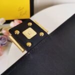 Fendi Baguette Leather Black Nappa Bag 27Cm - Image 2