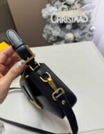 Fendi Baguette Bag Black Leather 25Cm 8Br822Apg6F1Cfj - Image 5