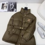 Celine Down Jacket Polyester Kaki - Image 2