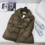 Celine Down Jacket Polyester Kaki - Image 3