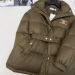 Celine Down Jacket Polyester Kaki - Image 6