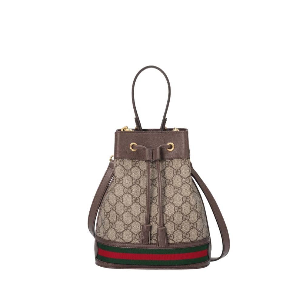 xr:d:DAFy0M-Gj-4:2447,j:6293068045836424556,t:23122603 Gucci Ophidia Small Gg Bucket Bag Brown 17Cm 550621 96I3B 8745 - Image 1