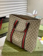 Gucci Gg Tender Medium Tote Bag ‎Beige Ebony 30Cm 763287 Fachl 8844 - Image 5