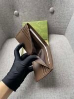 Gucci Jumbo Gg Wallet Camel And Ebony Canvas 11Cm 699308 - Image 2