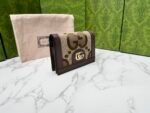 Gucci Monogram Canvas Short Wallet Dark Brown 11Cm - Image 5