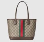 Gucci Ophidia Small Tote Bag Beige And Ebony Gg 25Cm 726762 2Aaay 9151 - Image 7