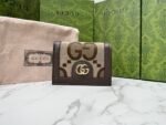 Gucci Monogram Canvas Short Wallet Dark Brown 11Cm - Image 7