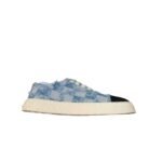 Chanel Cc Sneaker Mix Denim Blue