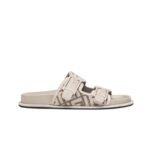 Fendi Feel Dove Grey Ff Chenille Slides White