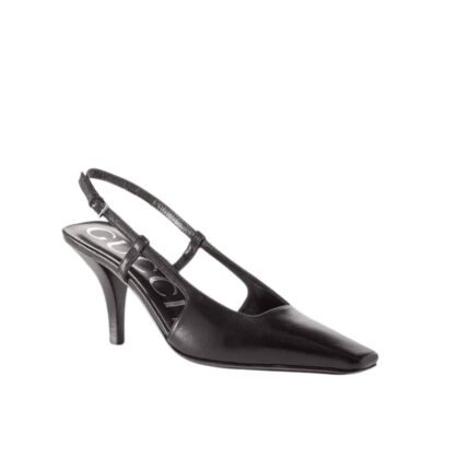 Gucci Women’S Slingback Square Toe Pumps Black
