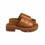 Celine Clea Triomphe Slide In Vegitable Tan