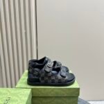 Gucci Double G Sandal Denim 771575 Facvp 8446 - Image 8