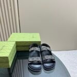 Gucci Double G Sandal Denim 771575 Facvp 8446 - Image 10