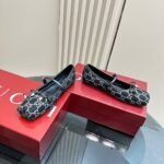 Gucci Women’s Horsebit Ballet Flat Black - Image 3