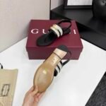 Gucci Women’s Thong Sandal With Horsebit Black 834431 Aaezj 1072 - Image 6