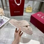 Gucci Women’s Gg Platform Sandal Light Pink 816798 Fad9D 6845 - Image 7