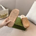 Gucci Women Mule With Horsebit Gg Suede In Beige 798740 Aaduy 9556 - Image 7