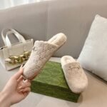 Gucci Women’s Mule With Horsebit Gg Suede Natural - Image 3