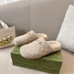 Gucci Women’s Mule With Horsebit Gg Suede Natural - Image 2