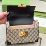 Gucci Padlock Bamboo Handle Gg Supreme Handbag 25Cm - Image 9