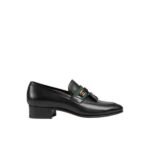 Gucci Unisex Leather Interlocking G Black