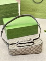 Gucci Horsebit 1955 Small Shoulder Bag Beige 25Cm 764155 Kgd0N 9742 - Image 5
