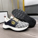 Gucci Sneaker Gg Canvas Blue White - Image 2