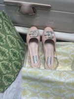 Gucci Women’S Ballerina With Double G Pale Pink 762765 Bnc00 6705 - Image 8