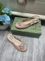 Gucci Women’S Ballerina With Double G Pale Pink 762765 Bnc00 6705 - Image 7