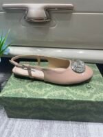 Gucci Women’S Ballerina With Double G Pale Pink 762765 Bnc00 6705 - Image 5