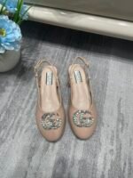 Gucci Women’S Ballerina With Double G Pale Pink 762765 Bnc00 6705 - Image 2