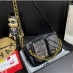 Chanel Quilted Small Camera Case Calfskin Black 22Cm - Image 3