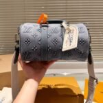 Louis Vuitton Keepall Bandoulière 25 Monogram Canvas Washed Denim 24Cm M22762 - Image 3