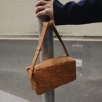 Bottega Veneta Brick Cassette Intreccio Leather Shoulder Bag Brick 28Cm - Image 4