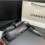 Chanel Quilted Small Camera Case Calfskin Black 22Cm - Image 6